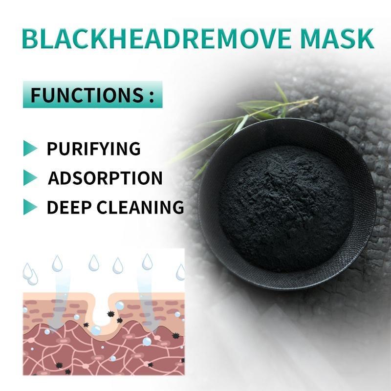 Bamboo charcoal blackhead removal mask for men and women